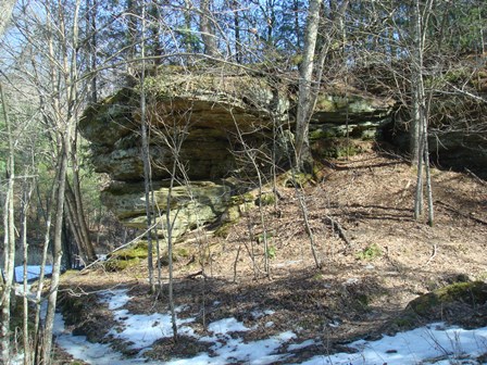 Cut-off Trail Rock Outcrop along Cut-Off Trail